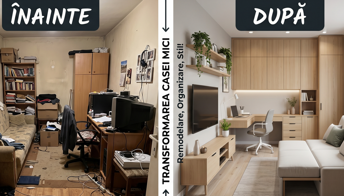 Cum sa amenajezi un spatiu mic – un ghid  pentru apartamente și camere compacte