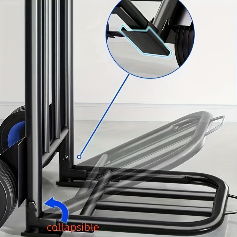 Foldable Hand Truck Cart with Adjustable Height