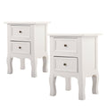 Set 2 Noptiere elegante cu sertare pentru Dormitor