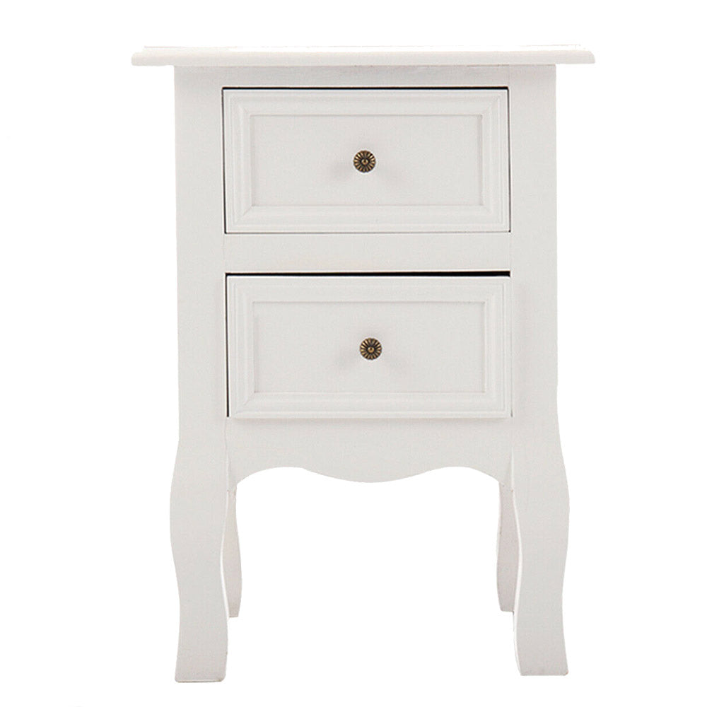 Set 2 Noptiere elegante cu sertare pentru Dormitor