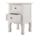 Set 2 Noptiere elegante cu sertare pentru Dormitor