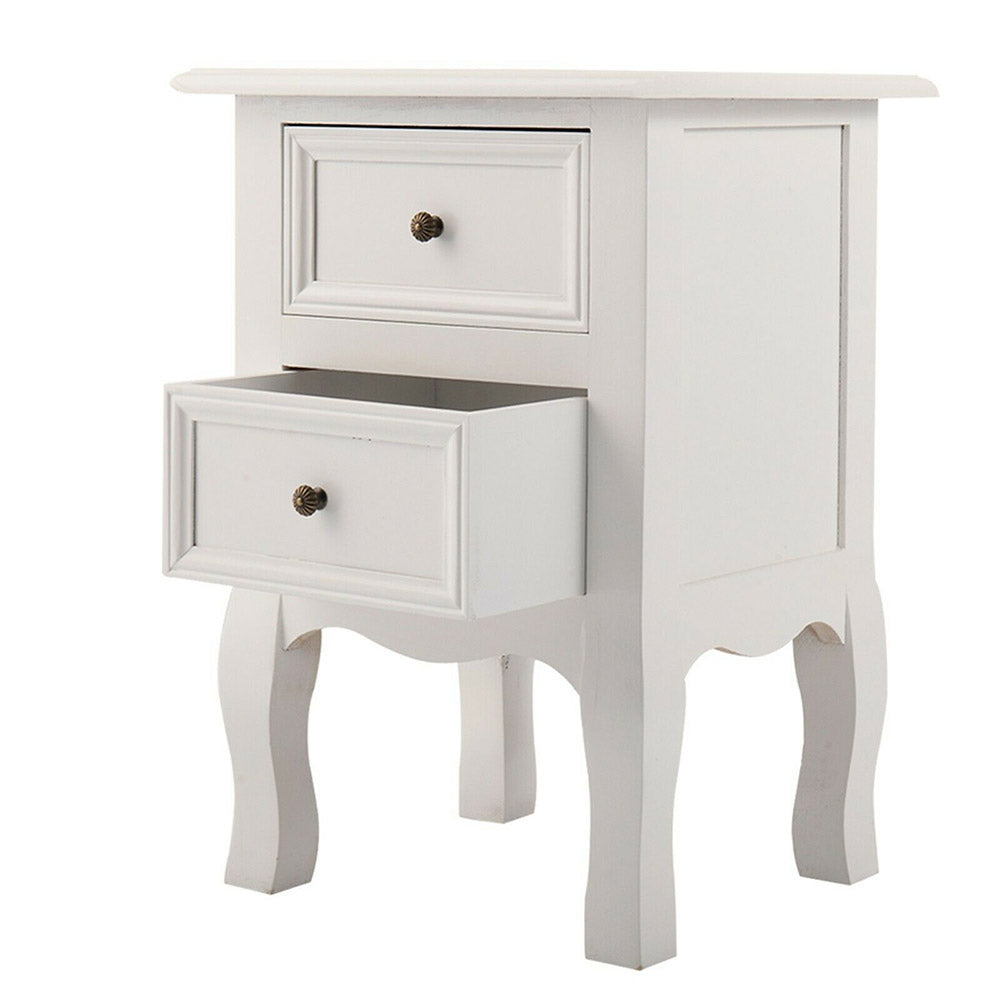 Set 2 Noptiere elegante cu sertare pentru Dormitor