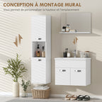 Set de mobilier de baie 4 piese