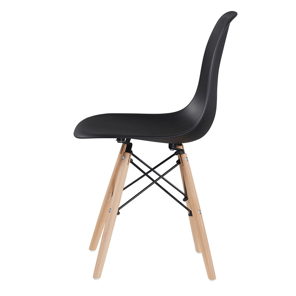 Set 4 Scaune Dining Moderne – Design Ergonomic, Negru (Set 4 bucăți)
