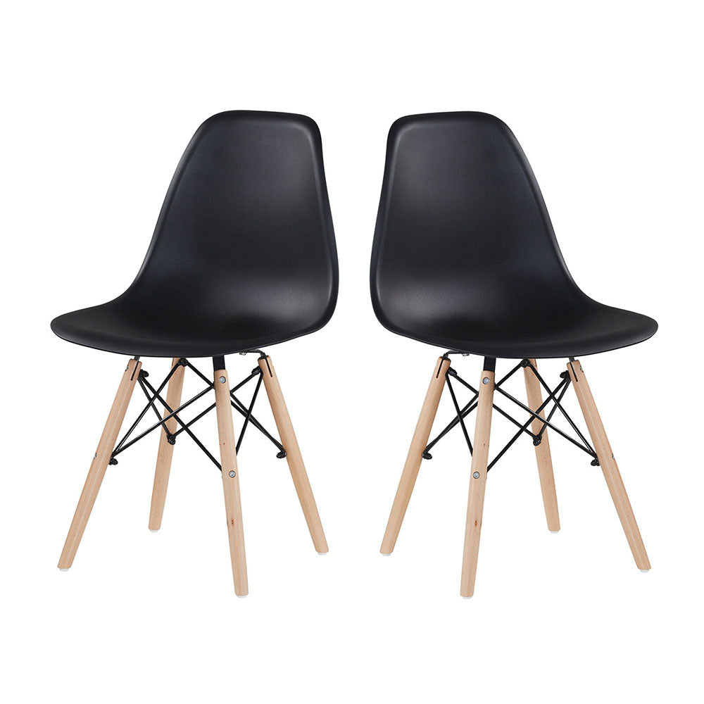 Set 4 Scaune Dining Moderne – Design Ergonomic, Negru (Set 4 bucăți)