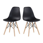 Set 4 Scaune Dining Moderne – Design Ergonomic, Negru (Set 4 bucăți)