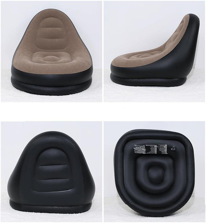 Fotoliu Gonflabil  cu Taburet Suport pentru Picioare – Set „Lazy Lounge”