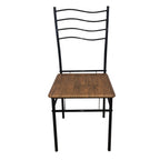 Set Dining Modern – Masă cu Cadru Metalic și 4 Scaune pentru Bucătărie sau Living