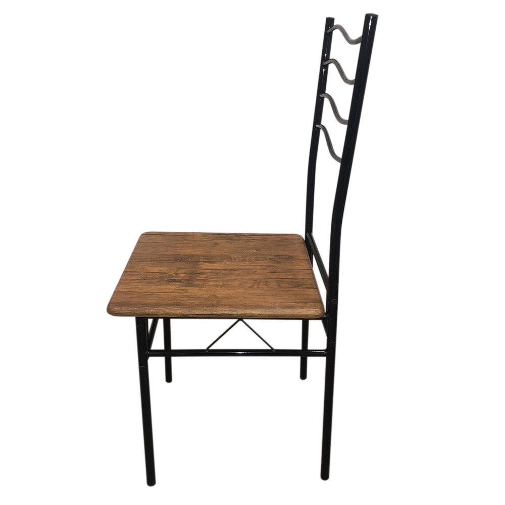 Set Dining Modern – Masă cu Cadru Metalic și 4 Scaune pentru Bucătărie sau Living