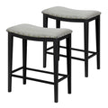 Set 2 Scaune de Bar Tapițate – Șezut Moale și Cadru Metalic Robust,  Design Elegant