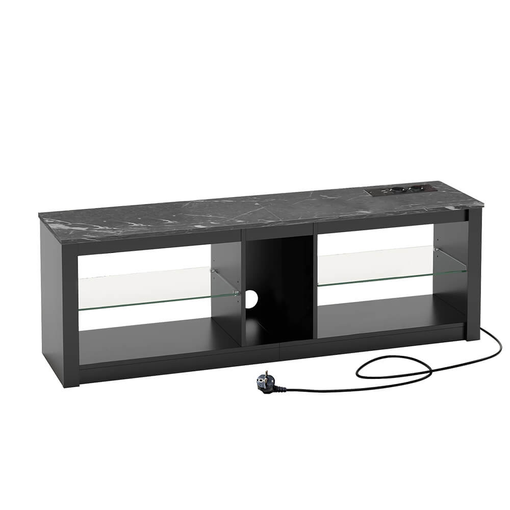 Comodă TV Modernă cu Iluminare LED