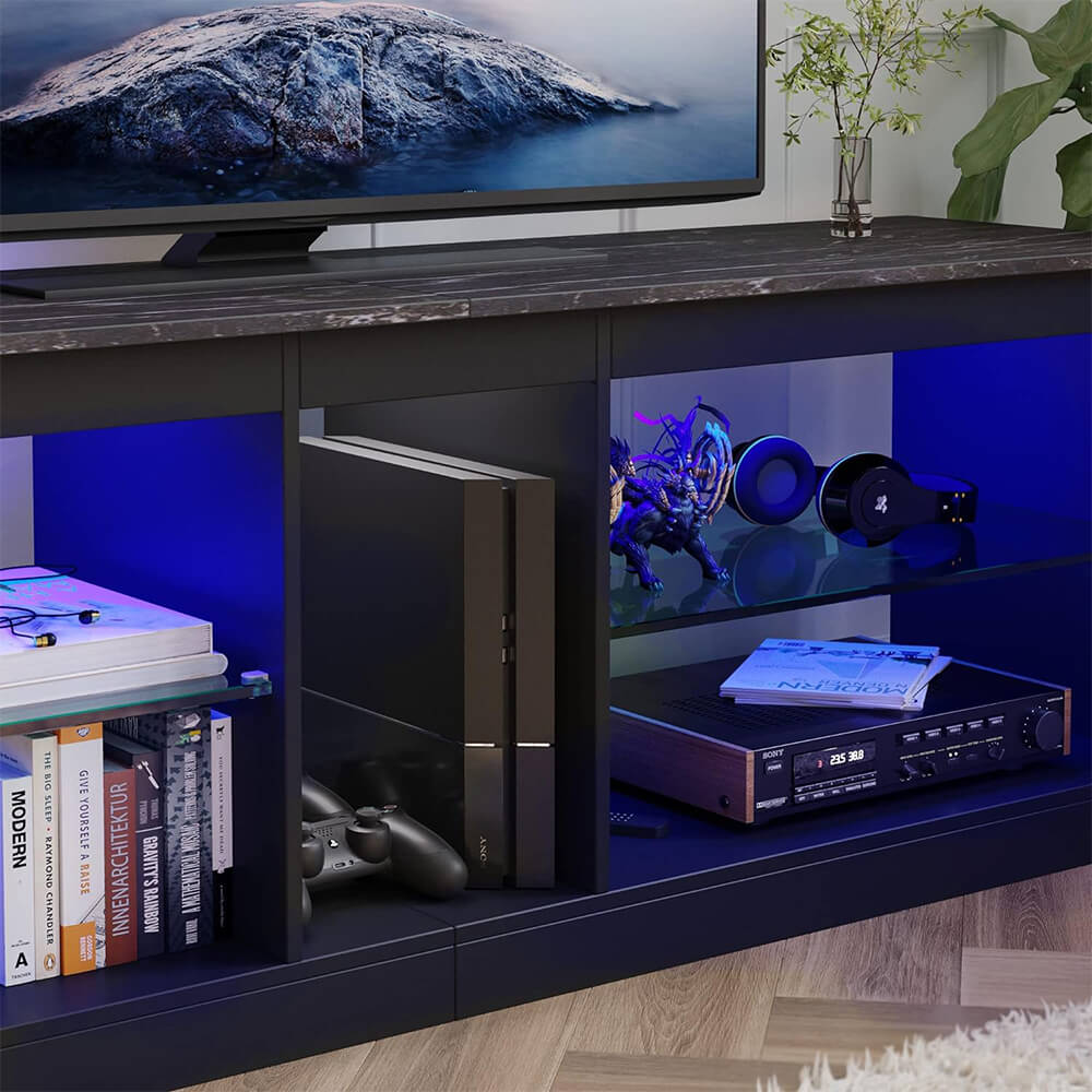 Comodă TV Modernă cu Iluminare LED