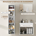 Set de mobilier de baie 4 piese